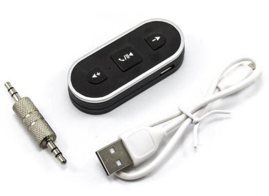 Аудио адаптер Bluetooth AUX 3.5 мм BT380 в автомобиль ресивер для автомагнитолы - фото 2 - id-p1790173697