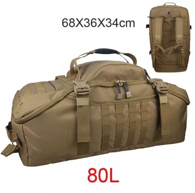 Рюкзак сумка трансформер LQARMY 80l койот (PO#22LT8012)
