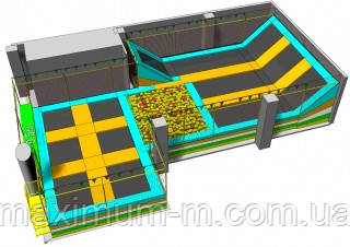 Батутная арена ТР 135 - фото 2 - id-p305527641