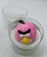 Дитячий MP-3 Плеєр Angry Bird + USB + FM pink