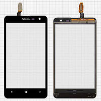 Сенсор (Touchscreen) для Nokia 625 Lumia BLACK