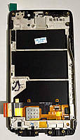 Модуль (дисплей + сенсор) для Motorola XT1080 Droid Ultra + Frame Black