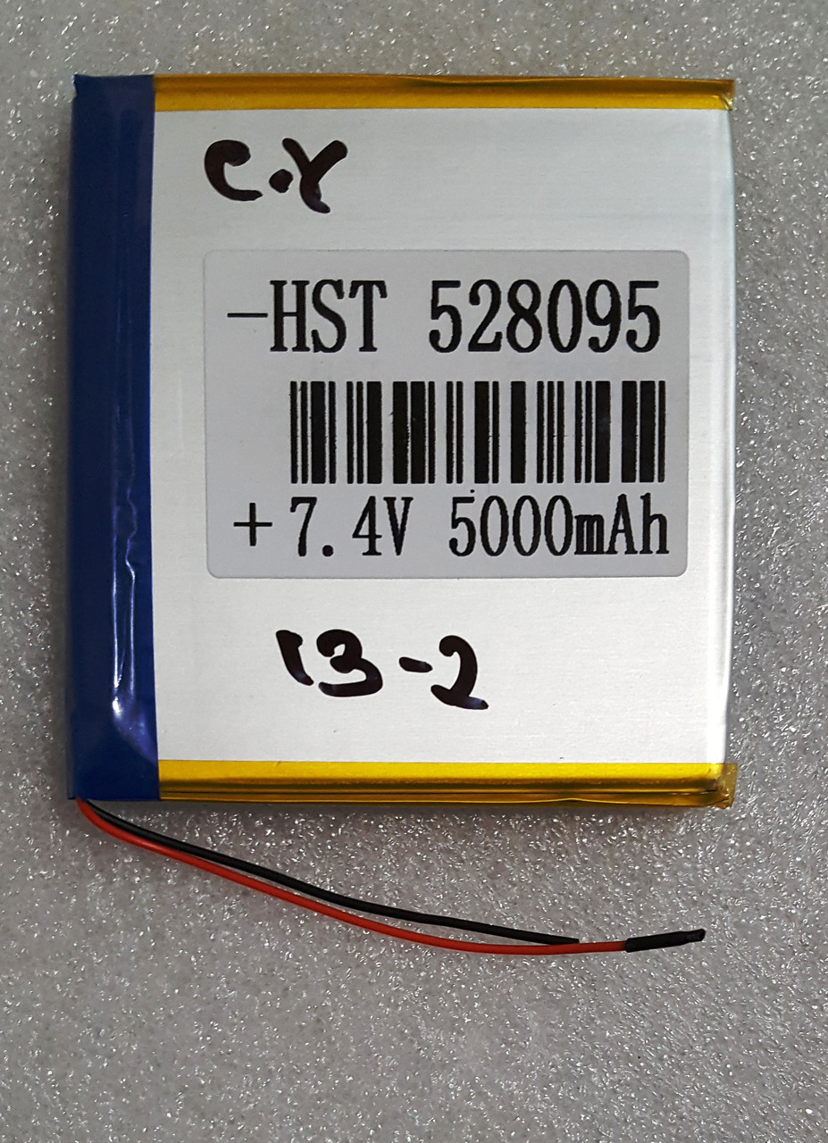 Аккумулятор HST 528095 + 7.4V Li-ion 5000mAh - фото 1 - id-p1805950708