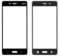 Стекло для ремонта дисплея (Lens) для Nokia 8 Dual Sim (TA-1004) Black