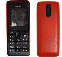 Корпус Nokia 106 black-red