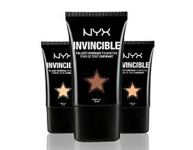 Рідка тональна основа NYX Invincible Fullest Coverage ( Нюкс)