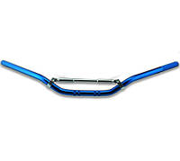 Мото руль CNC 22мм с распоркой (Синий) 80см для мотоцикла 22mm с перемычкой алюминиевый / руль на мотоцикл