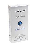 Кофе в капсулах Carraro Aluminium Decaffeinato NESPRESSO без кофеина, 10 шт. 8000604002693