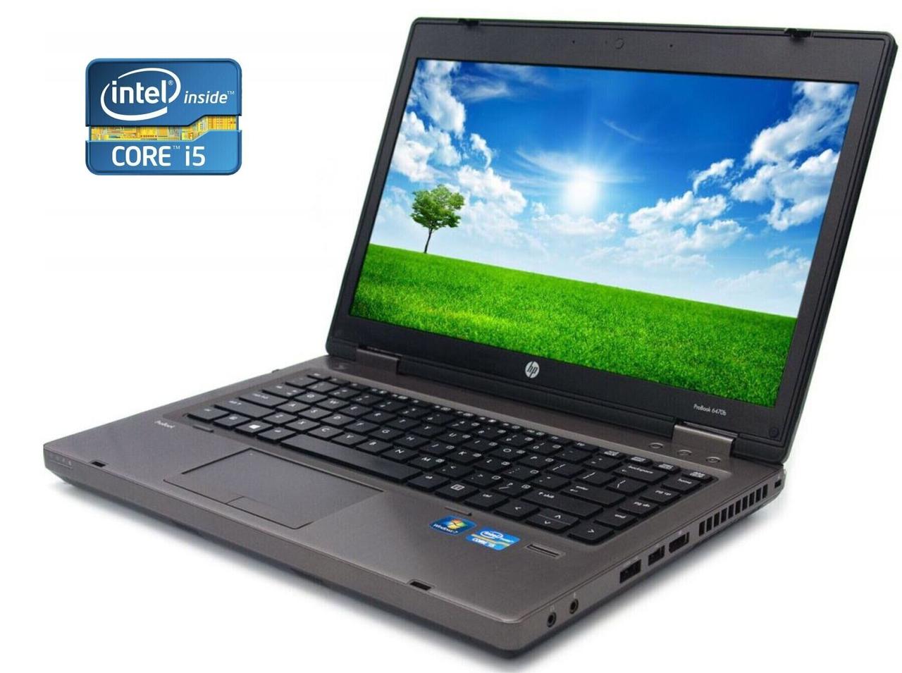 Ноутбук HP ProBook 6470b/14"/Core i5 2ядра 2.7GHz/4GB DDR3/120GB SSD NEW/HD Graphics 4000/Win10/АКБ NEW
