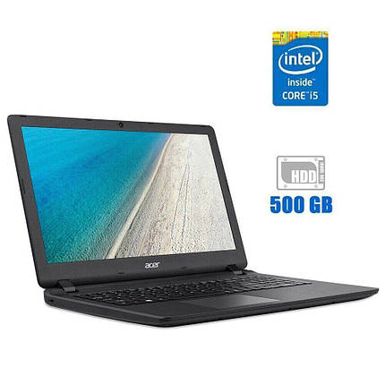 Ноутбук Acer Extensa EX2540 / 15.6" (1366x768) TN / Intel Core i5-7200U (2) ядра по 2.5 — 3.1 GHz) / 8 GB, фото 2