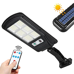Вуличний LED прожектор із сонячною панеллю, датчиком руху 2200 mah, BK-240B-SMD / Ліхтар світлодіодний