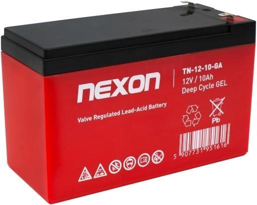 Акумулятор гелевий, тяговий (GEL) 12v, 10Аh (12 вольт, 10 Ач) розмір як у 7А та 9А (стандартний), фото 1