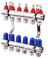 Колектор для теплої підлоги на 6 виходів