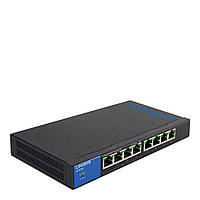 LINKSYS LGS108P-eu SWITCH, POE, GIGABIT, UNMANAGED, 8-PORT