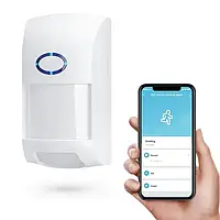 Автономный умный датчик движения Tuya PIR Motion Sensor с оповещением на смартфон, с иммунитетом от животных