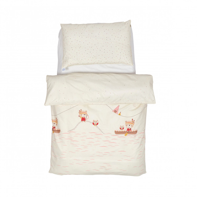 Постельный комплект 5 ел Twins Organic Line, Indian summer red, красный Постельный комплект 5 ел Twins Organic Line, Indian summer red, красный