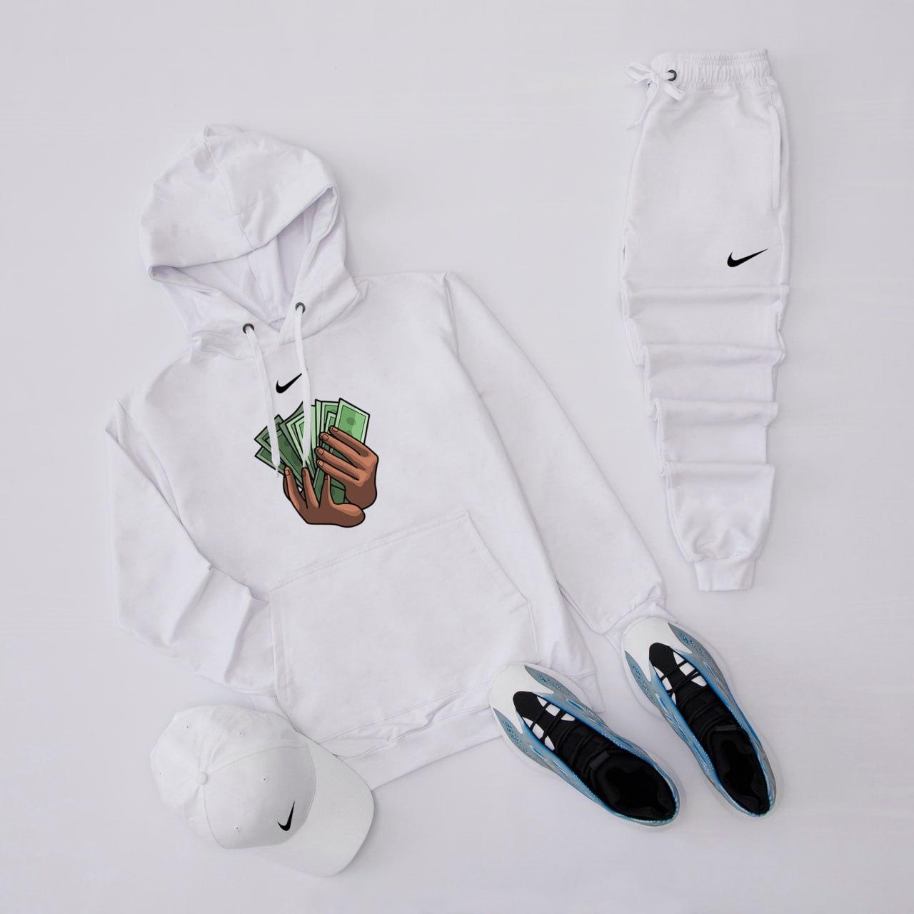 Спортивний костюм Nike найк чоловічий весна осінь літо білий комплект весняний осінній штани кофта