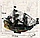 Piececool HP239-KG Металевий 3D пазл Піратський корабель "Помста Королеви Анни" 439 шт, фото 6