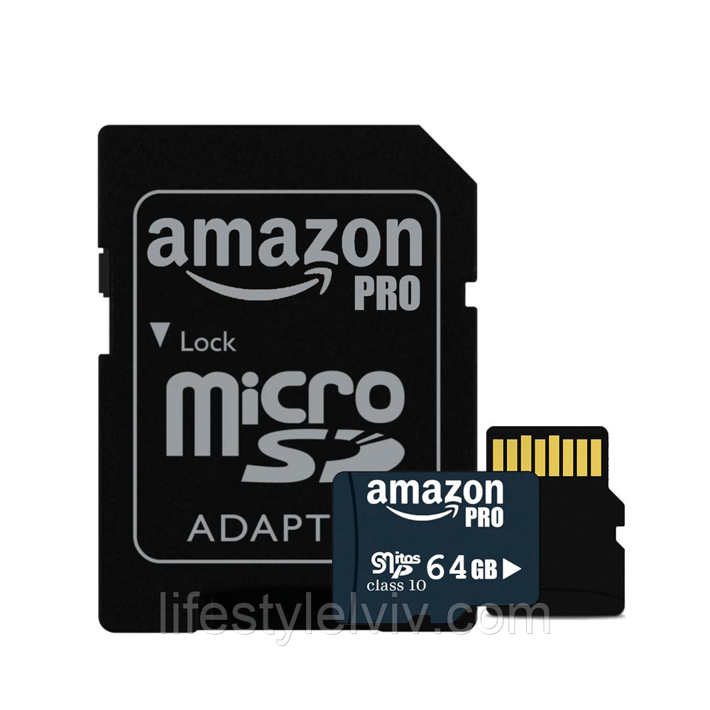 Карта пам'яті micro 64GB AMAZON class 10 / Високошвидкісна карта мікро сд