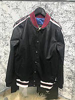 Куртка Gucci Bomber With Appliqué Black