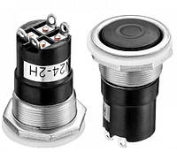 Кнопка нажимная без фиксации AN 24-Z ON-(ON) SPDT 4PIN 6A 250V Daier 1014140