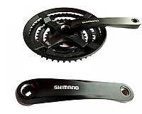 Шатун Shimano TY-501 48х38х28Т 170 мм с защитой