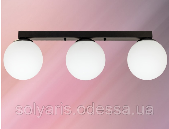 Люстра стельова 756XPR150F-3 BK+WH (500), фото 1