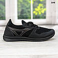 Кросівки чоловічі чорні сітка Україна Прогрес, фото 7