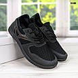 Кросівки чоловічі чорні сітка Україна Прогрес, фото 4