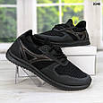 Кросівки чоловічі чорні сітка Україна Прогрес, фото 3