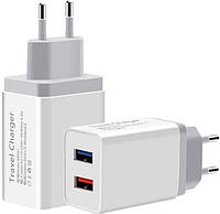 Сетевое зарядное устройство XoKo WC-210 2.4A USB White