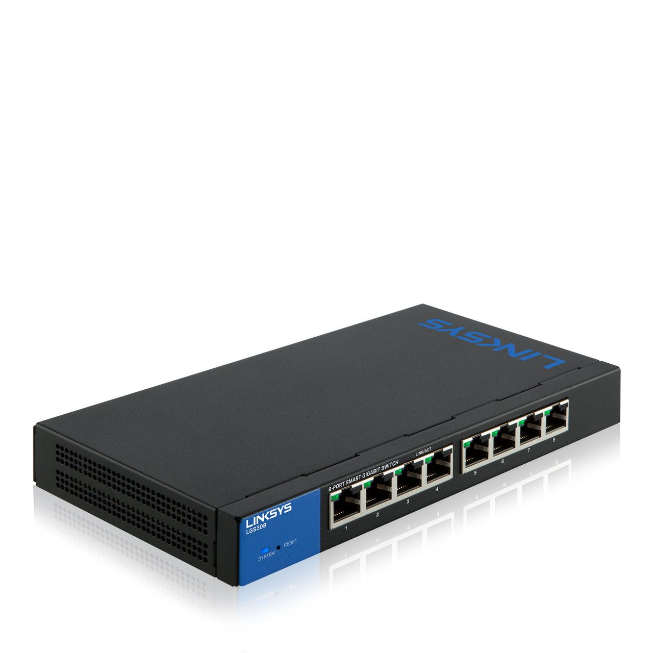 LINKSYS LGS308-eu SWITCH, GIGABIT,SMART, 8-PORT