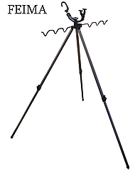 Фідерна тринога під 6 вудлищ із додатковим тримачем Feima Maxi
