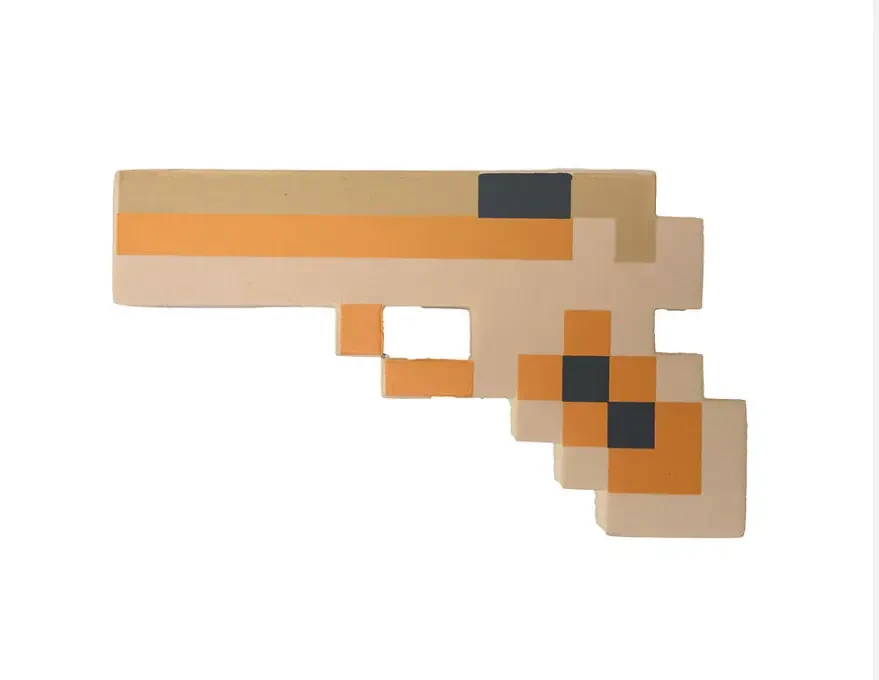 Дитяча іграшка Пістолет Minecraft золотий пістолет Майнкрафт
