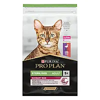 Сухой корм Про План (Pro Plan) для стерилизованных кошек, с уткой и печенью 10 КГ