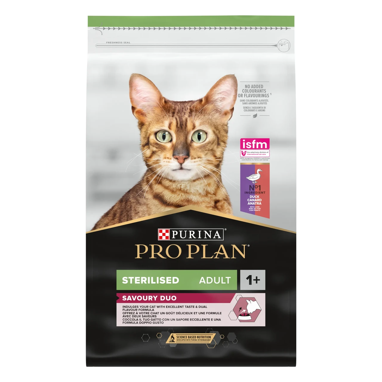 Сухий корм Про План (Pro Plan) для стерилізованих кішок, з качкою та печінкою 1,5 КГ