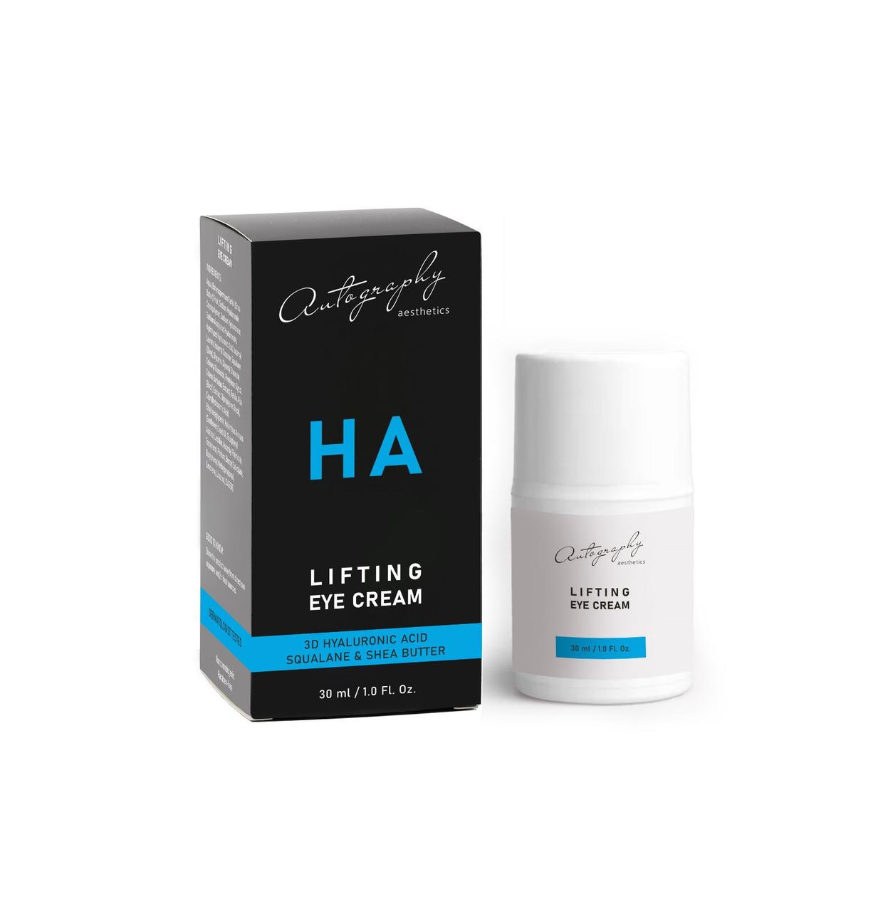 Autography  HA LIFTING EYE CREAM  Крем для зони навколо очей з гіалуроновою кислотою скваланом та олією ши