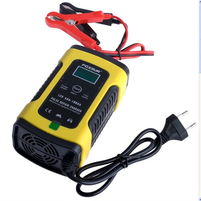 Автоматична імпульсна зарядка на 12 В-5 А для AGM, Gel, LifePO4 АКБ 4-100 А·год, фото 1