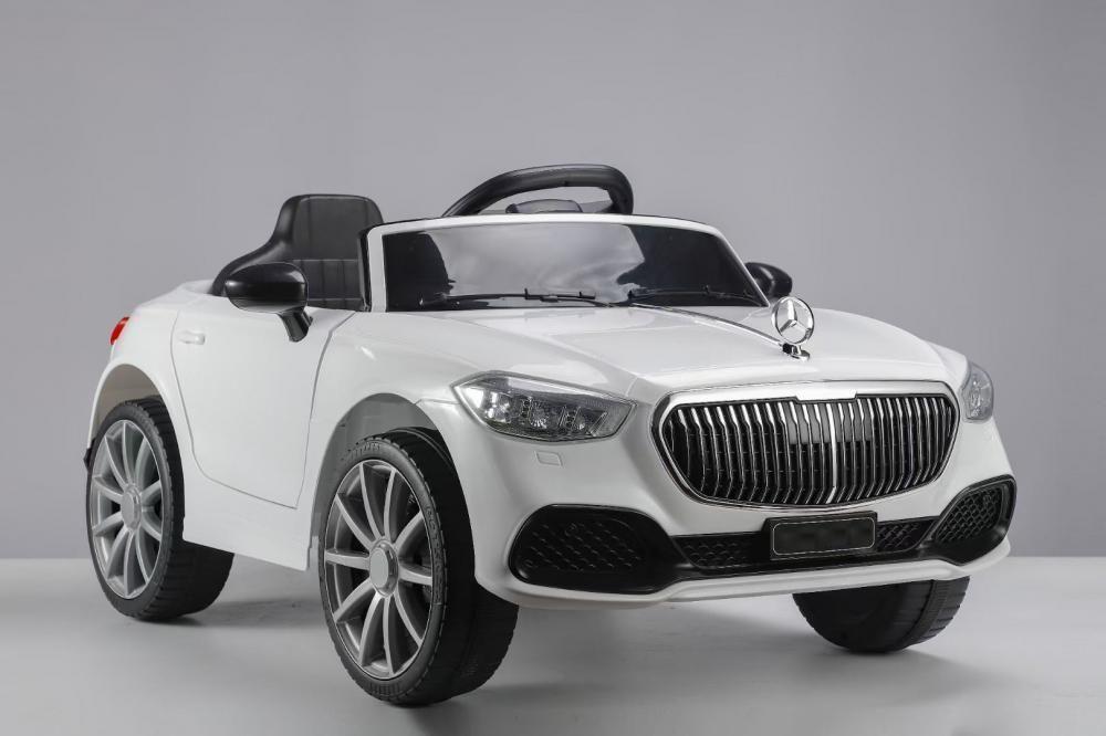 Дитячий електромобіль Mercedes біла машинка на акумуляторі, фото 1