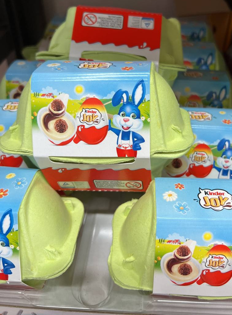 Шоколадні яйця Kinder Joy 144 гр. Німеччина
