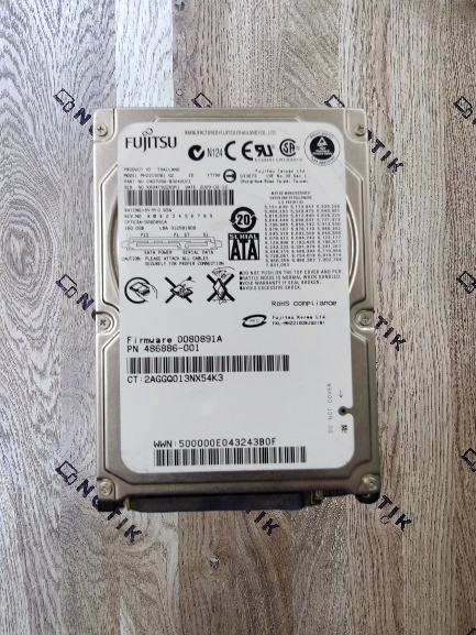 Жорсткий диск для ноутбука Fujitsu 160 Gb 2.5", 8Mb, 5400 об/мин, SATA 2 (MHZ2160BJ G2) Б/В