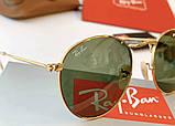 Жіночі круглі сонцезахисні окуляри Ray ban round 3447-3, фото 3