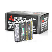 DR Батарейка Super Heavy Duty MITSUBISHI 1.5V AA/R6PU, 4S shrink pack,400pcs/ctn