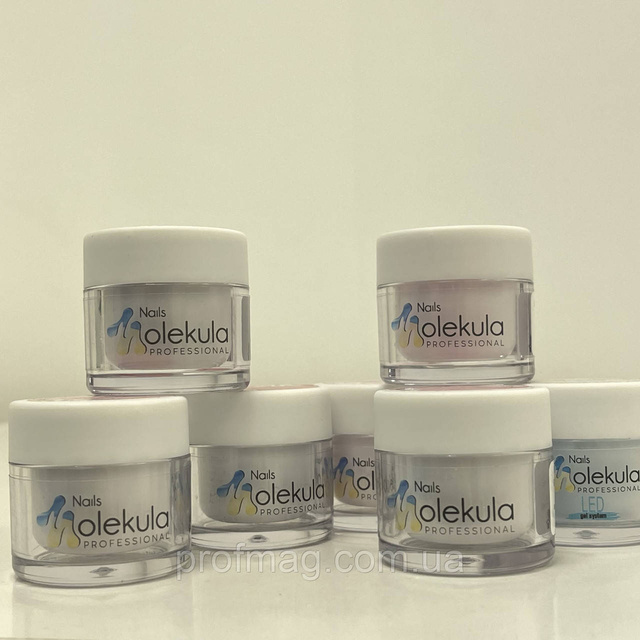 Гель для нігтів, гель для нарощування, Molekula універсальний гель PROFESSIONAL GEL NAILS MOLEKULA 15ML