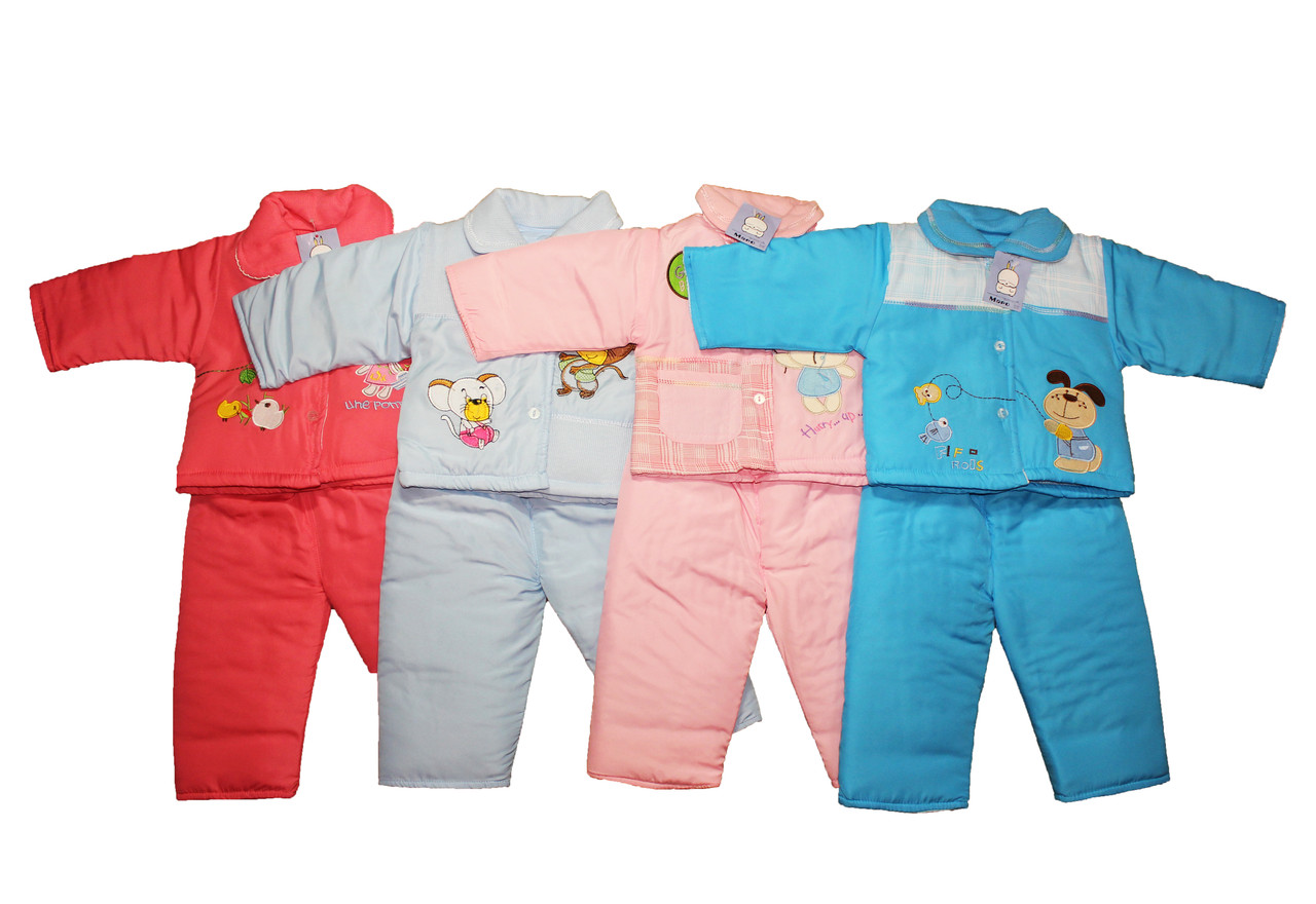 Костюм дитячий теплий на синтепоні для хлопчика і дівчинки., фото 1