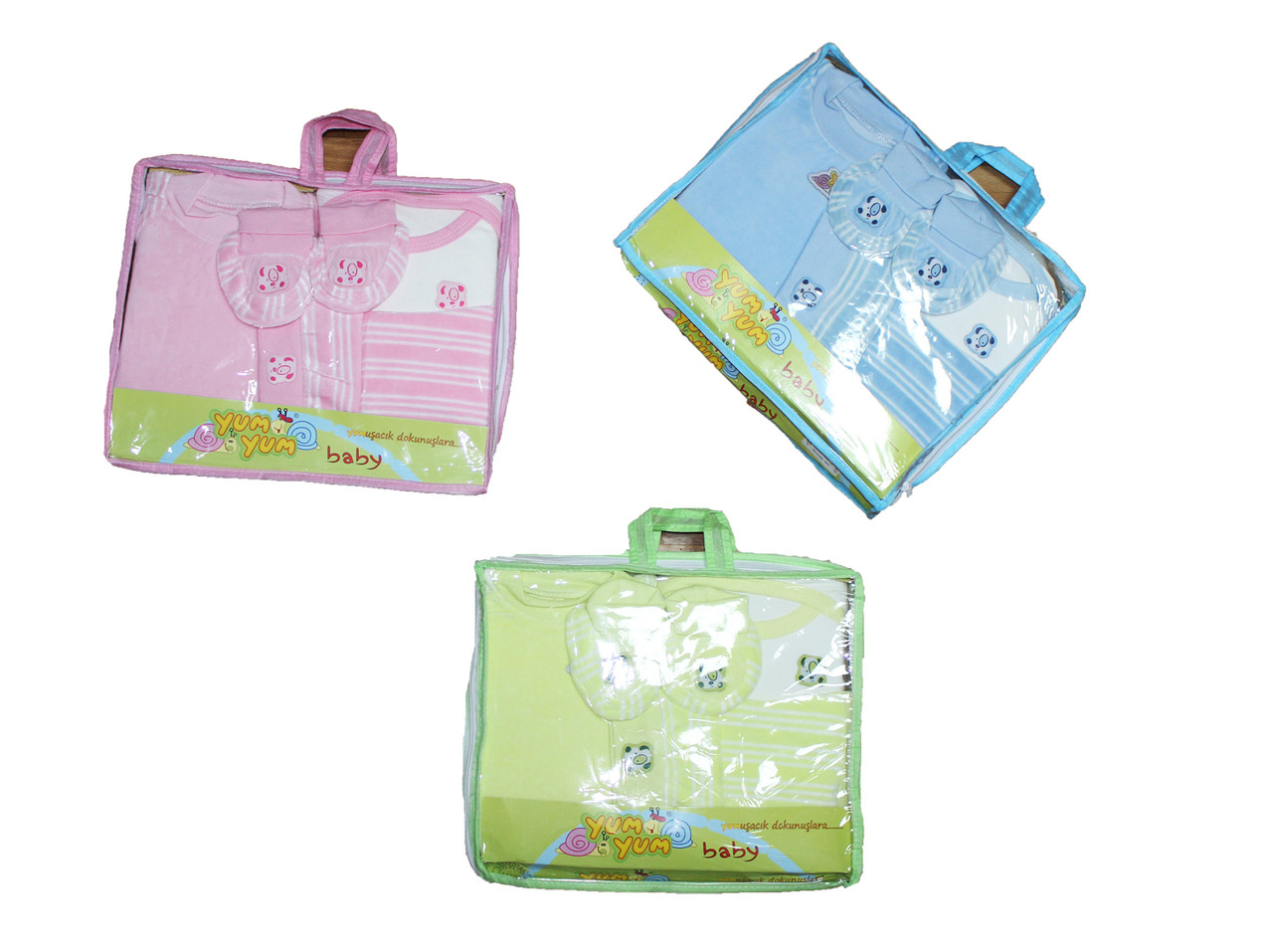 Новорожденка сумочка. 7 предметів. Для хлопчика або дівчинки. Джим-Джим, фото 1