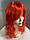 Карнавальна перука довга з локонами кольори в асортименті., фото 3