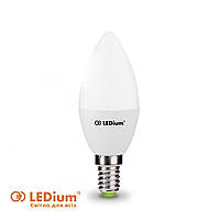 Лампа светодиодная 10 Ватт Е14 С37 4100k LEDium