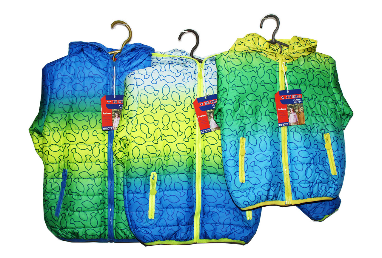 Куртка дитяча осіння на флісовій підкладці хлопчикові. Р - 99