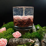 Гелева свічка Чародійка рожеві троянди, фото 3